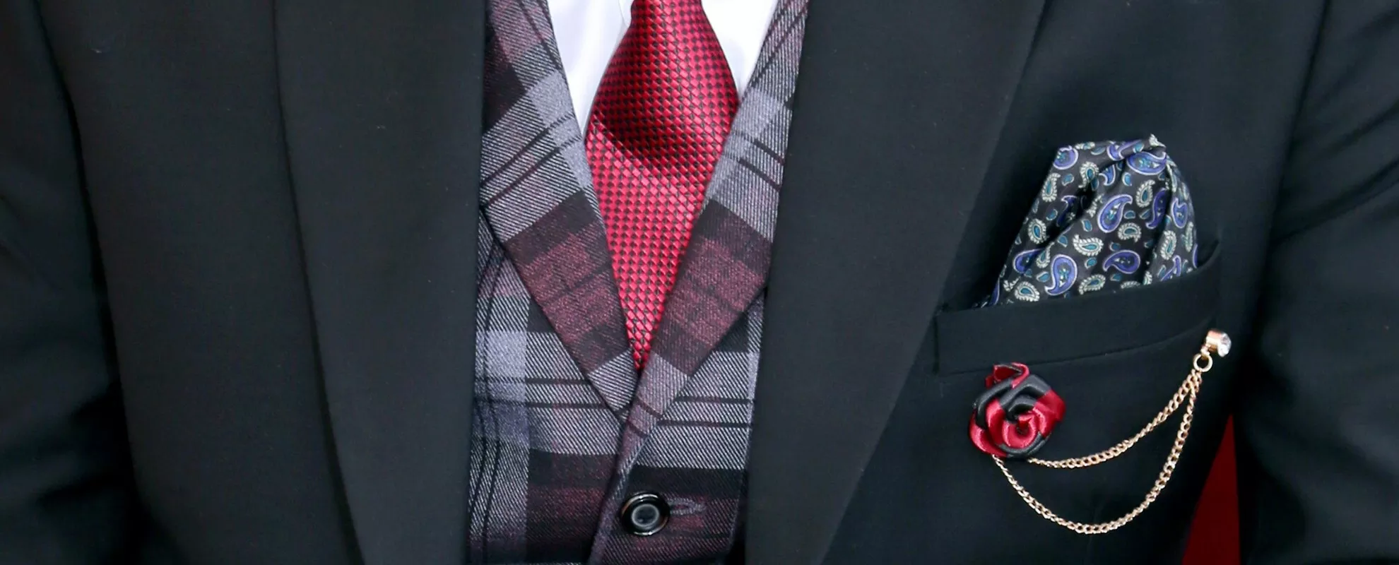 férfi öltöny, nyakkendő
